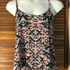 Sheer tank top large